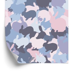 Papier Peint Lapins De Différentes Couleurs – Image 2