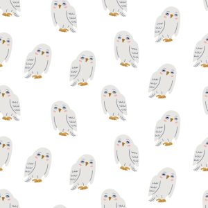 Papier Peint Hiboux Délicats – Image 1