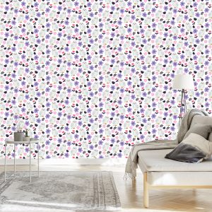Papier Peint Hiboux Avec Des Fleurs En Arrière-Plan – Image 3