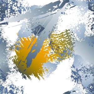 Papier Peint Graffiti Avec Des Éléments Jaunes – Image 1