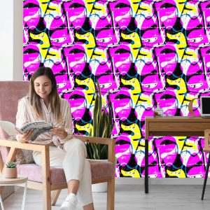 Papier Peint Dessins De Graffitis Colorés – Image 7