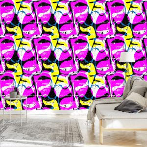 Papier Peint Dessins De Graffitis Colorés – Image 3