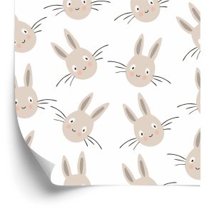 Papier Peint Lapins Bruns – Image 2