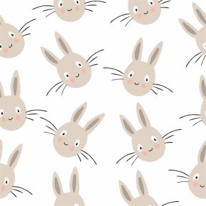 Papier Peint Lapins Bruns – Image 1