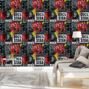 Papier Peint Roche De Style Graffiti – Image 3