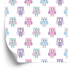 Papier Peint Hiboux Mignons – Image 2