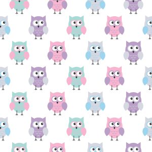 Papier Peint Hiboux Mignons – Image 1