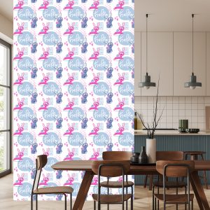 Papier Peint Lapins Colorés – Image 4