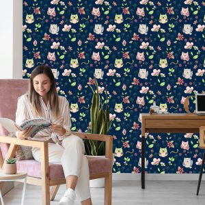 Papier Peint Hiboux Sur Fond Sombre – Image 7