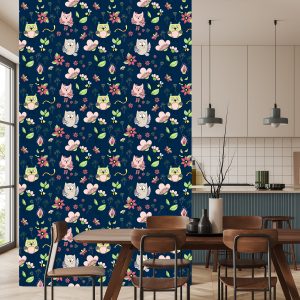 Papier Peint Hiboux Sur Fond Sombre – Image 4