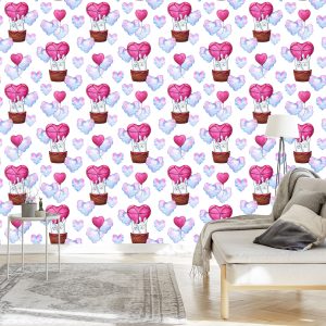 Papier Peint Lapins Dans Les Nuages – Image 3