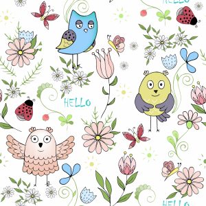 Papier Peint Hiboux De Coccinelle – Image 1