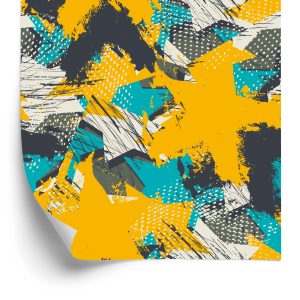 Papier Peint Graffiti Jaune – Image 2