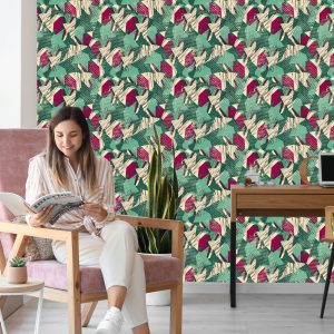 Papier Peint Graffiti Vert – Image 7