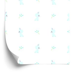 Papier Peint Lapins Bleus – Image 2