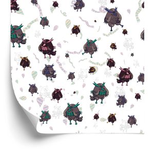 Papier Peint Hiboux En Écharpes – Image 2