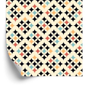 Papier Peint Motifs Rétro – Image 2