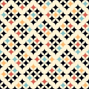 Papier Peint Motifs Rétro – Image 1