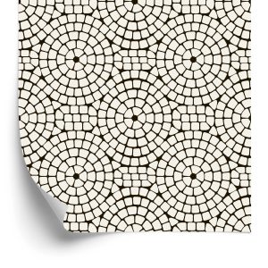 Papier Peint Mur Élégant Mosaïque Salon Bureau – Image 2