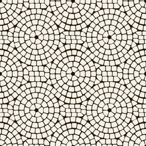 Papier Peint Mur Élégant Mosaïque Salon Bureau – Image 1