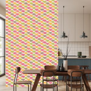 Papier Peint Motifs Rétro Colorés – Image 4