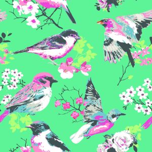 Papier Peint Oiseaux Multicolores – Image 1