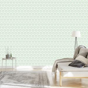 Papier Peint Feuilles Géométriques – Image 3