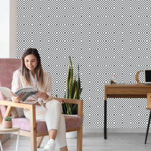 Papier Peint Motif Géométrique Moderne – Image 7