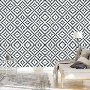 Papier Peint Motif Géométrique Moderne – Image 3