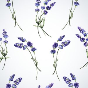 Papier Peint Fleurs De Lavande – Image 1