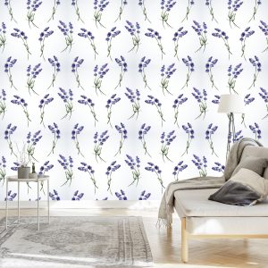 Papier Peint Fleurs De Lavande – Image 3