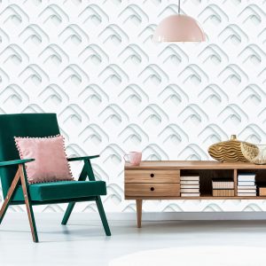 Papier Peint Effet 3D Optique Moderne Pour La Chambre À Coucher – Image 6