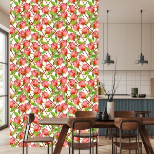 Papier Peint Roses Avec Des Tiges – Image 4