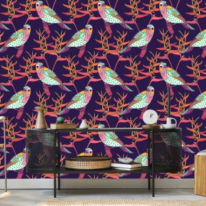 Papier Peint Oiseaux Colorés – Image 5