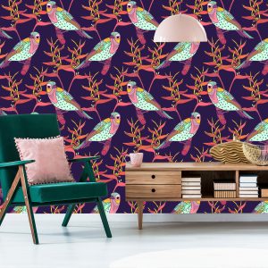 Papier Peint Oiseaux Colorés – Image 6