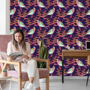 Papier Peint Oiseaux Colorés – Image 7