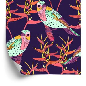 Papier Peint Oiseaux Colorés – Image 2