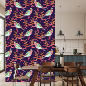 Papier Peint Oiseaux Colorés – Image 4