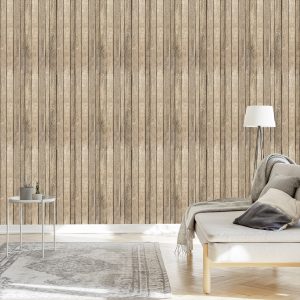 Papier Peint Planches De Bois De Style Scandinave – Image 3