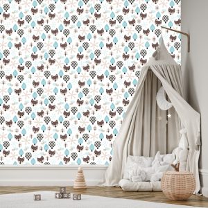 Papier Peint Arbre De Coeur Pour Bébé Garçon – Image 3