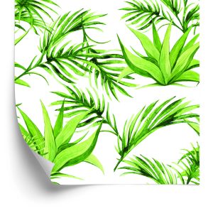 Papier Peint Feuilles Vertes – Image 2