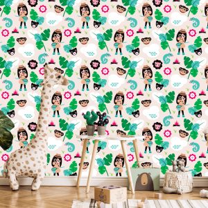 Papier Peint Pour Les Filles, Animaux, Singe Vert – Image 5