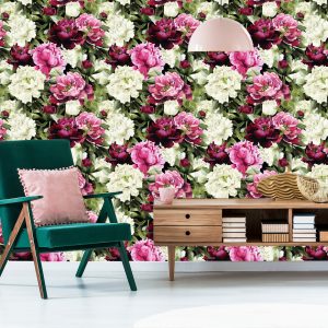 Papier Peint Fleurs Roses – Image 6