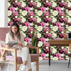 Papier Peint Fleurs Roses – Image 7