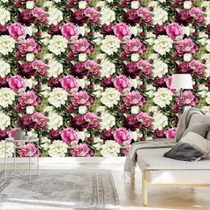 Papier Peint Fleurs Roses – Image 3