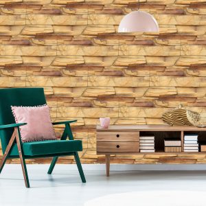 Papier Peint Brique D'ardoise 3D – Image 6