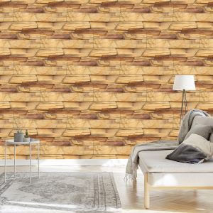 Papier Peint Brique D'ardoise 3D – Image 3