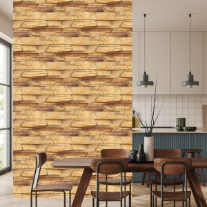 Papier Peint Brique D'ardoise 3D – Image 4