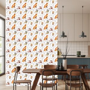 Papier Peint Pour Les Enfants - Animaux De La Forêt – Image 4
