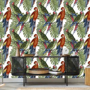 Papier Peint Perroquets Colorés – Image 5
